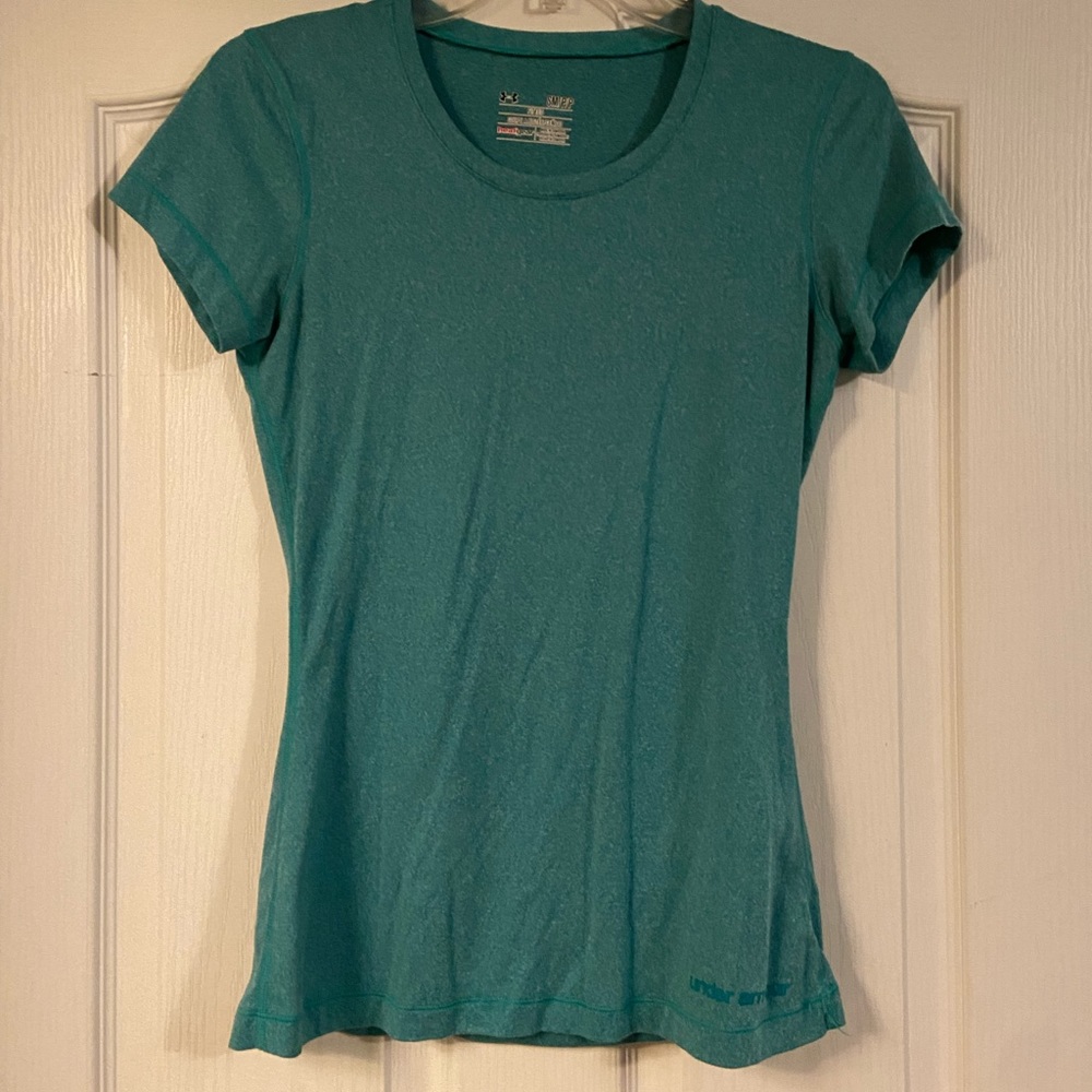 Teal Under Armour Tee